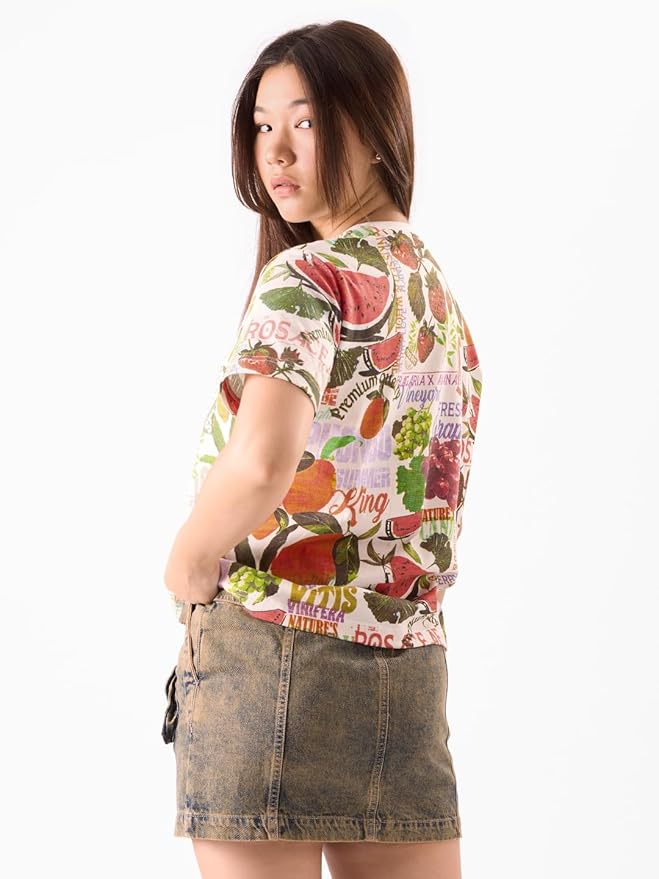 Fruity Short Sleeves Cotton