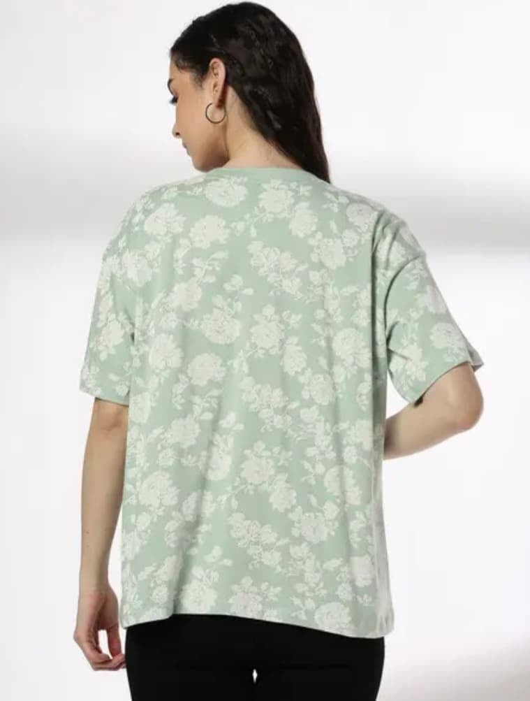 floral oversized tshirt