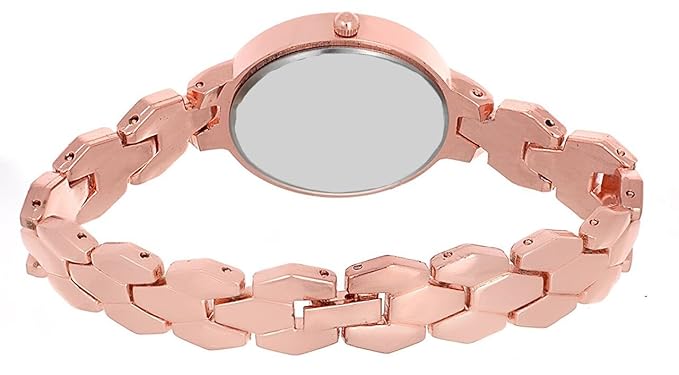 Round Diamond Silver Dial Analogue