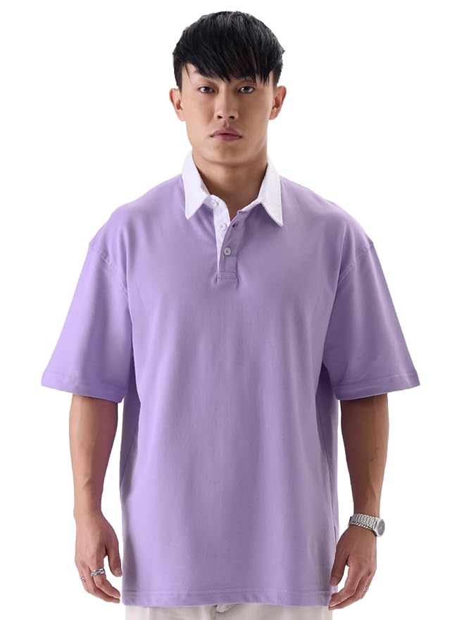 Original Solid Light Purple oversized