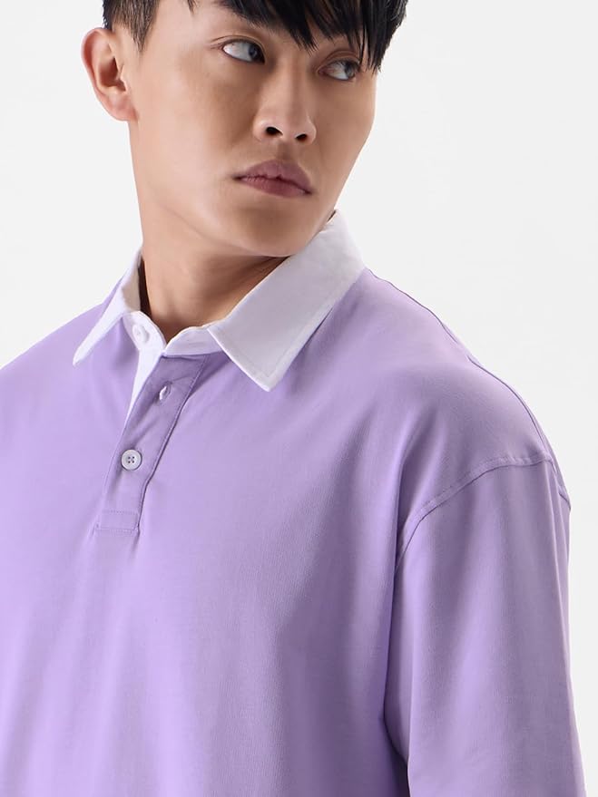 Original Solid Light Purple oversized