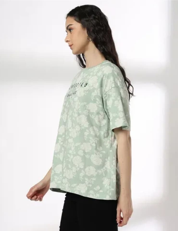 floral oversized tshirt