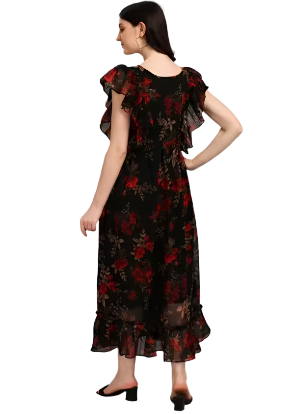 tiered dress floral dress