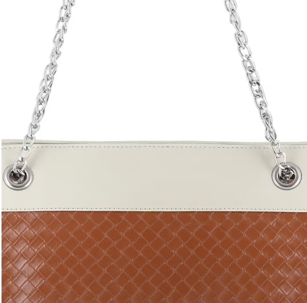 Tan Fancy Hand Bag