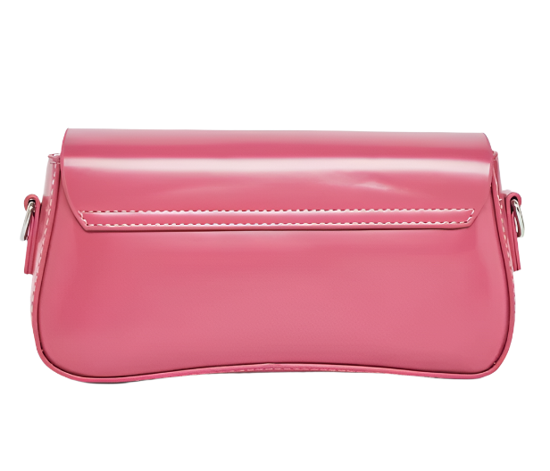 maroon pu handbag