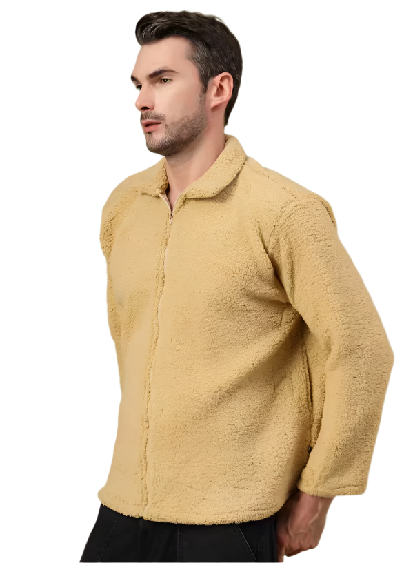 sleeve solid casual jacket