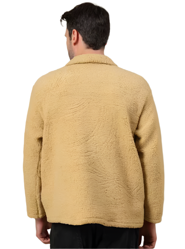 sleeve solid casual jacket