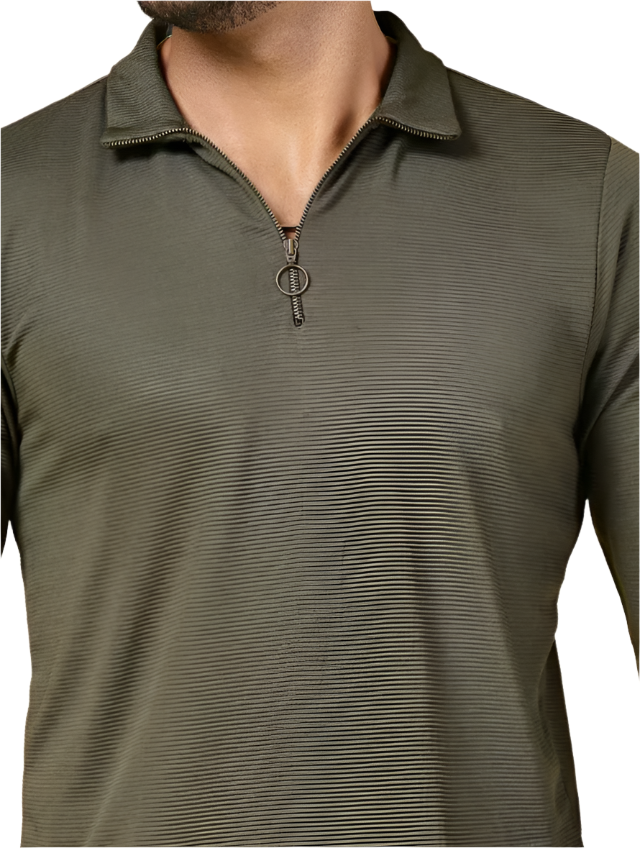 sleeve solid t-shirt