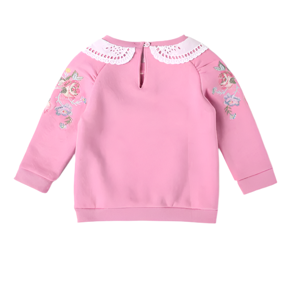 Floral Embroidered Sweatshirt