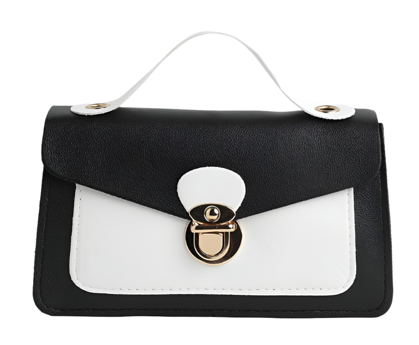 Blocked Handheld Bag