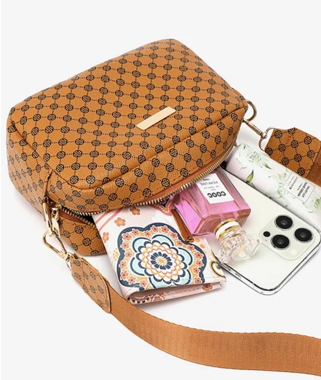 plaid crossbody bag