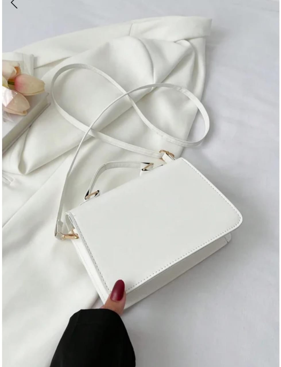 striped crossbody bag