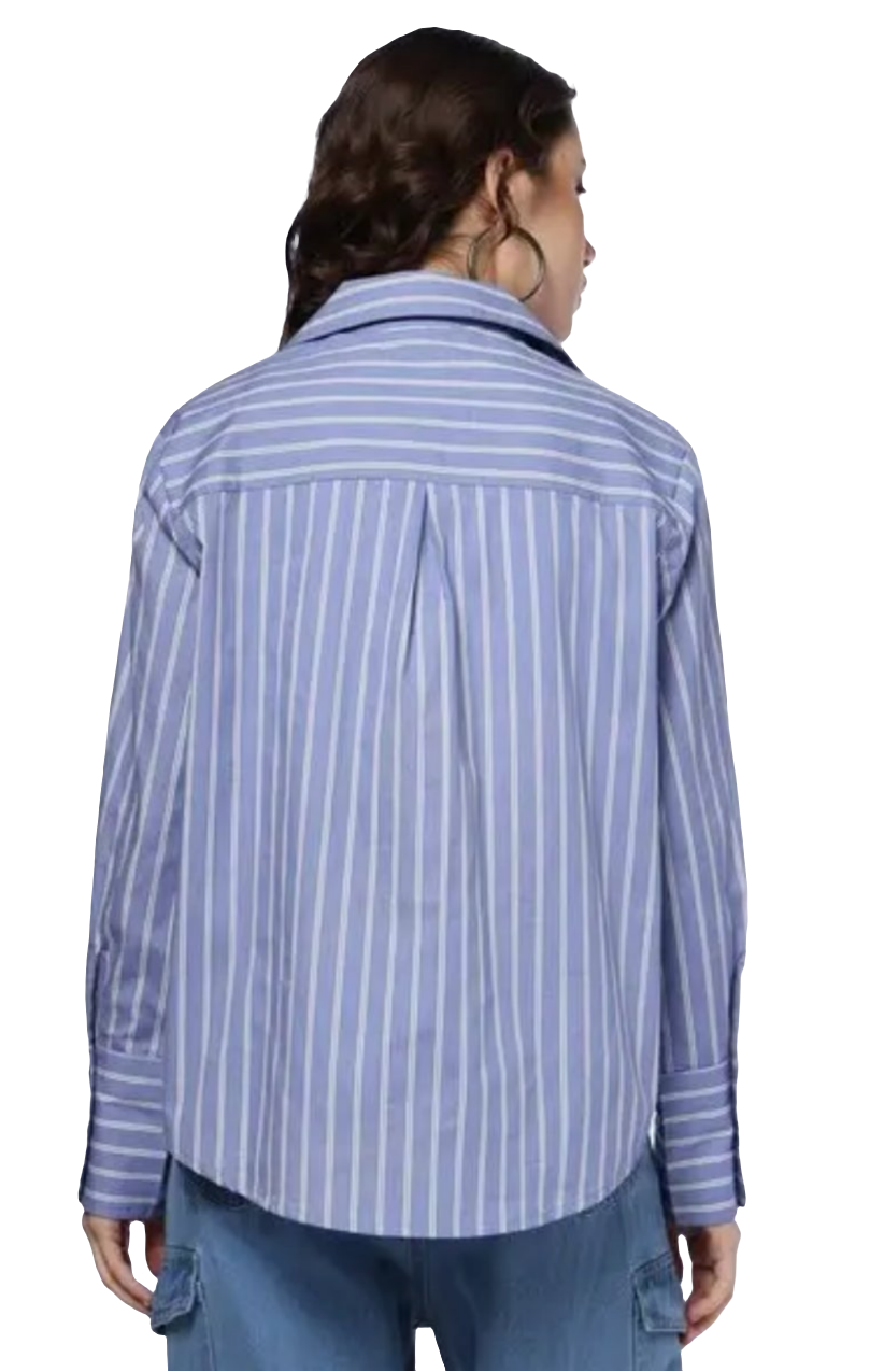 Striped regular shirt