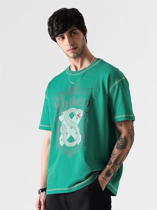 Harry Potter Slytherin Oversize Half Sleeve