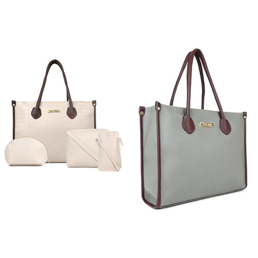 Crock Style Tote Bag Combo of 4