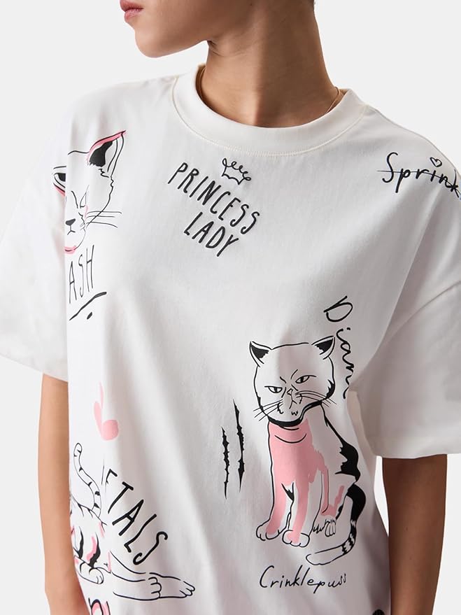 Angela's Cats Womens and Girls Oversized