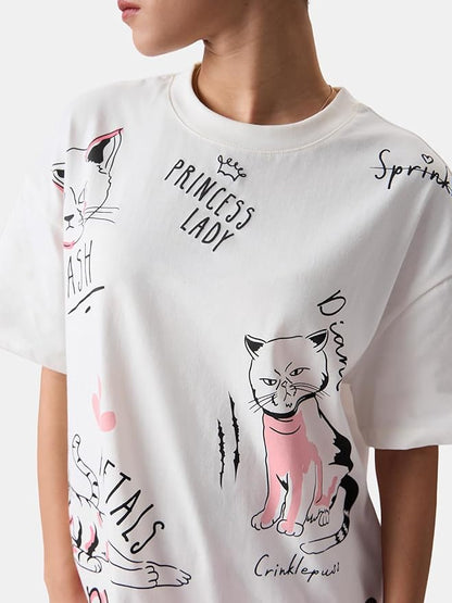 Angela's Cats Womens and Girls Oversized