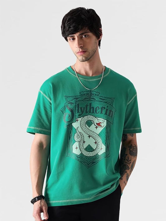 Harry Potter Slytherin Oversize Half Sleeve