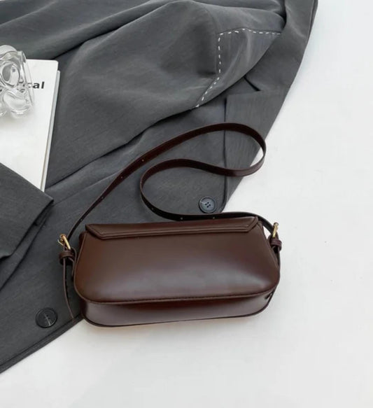 solid shoulder bag