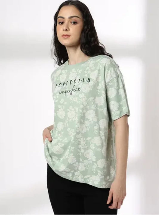 floral oversized tshirt