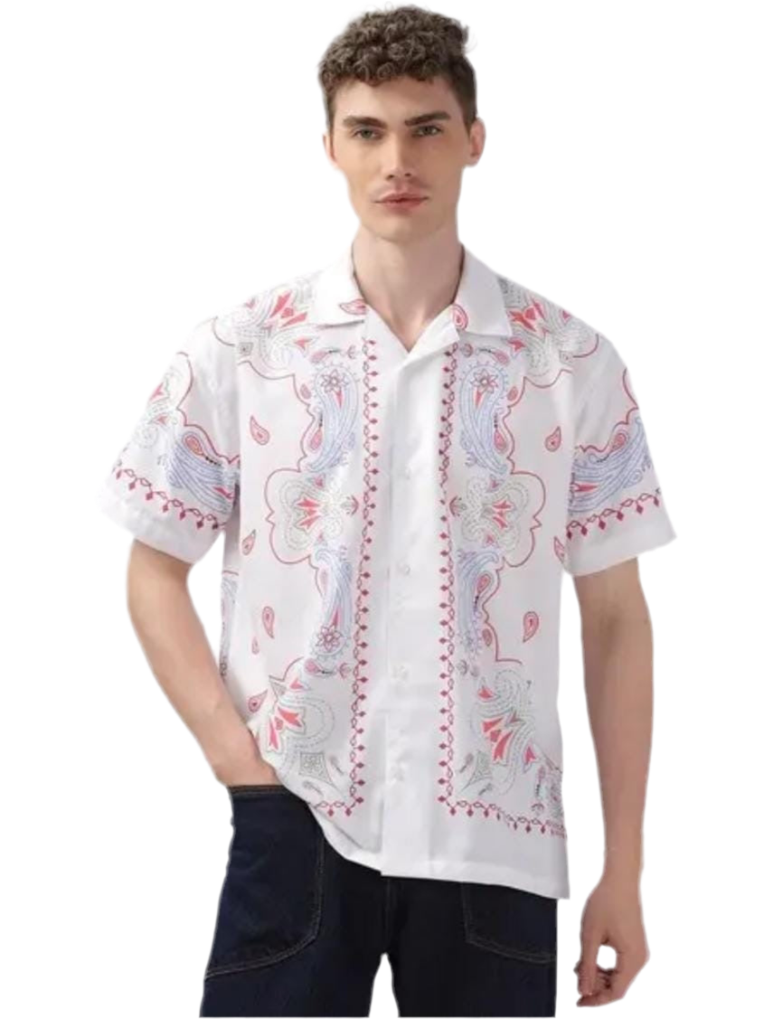 paisley fit shirt