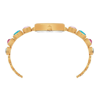 Elegant Crystal-Studded Quartz Watch