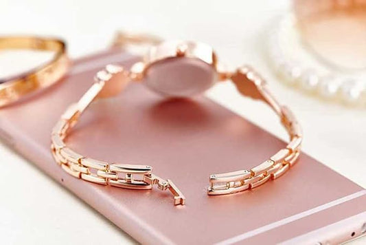 Flower Stone 2 Colors 3 Stone Bracelet Flower Stone Studded