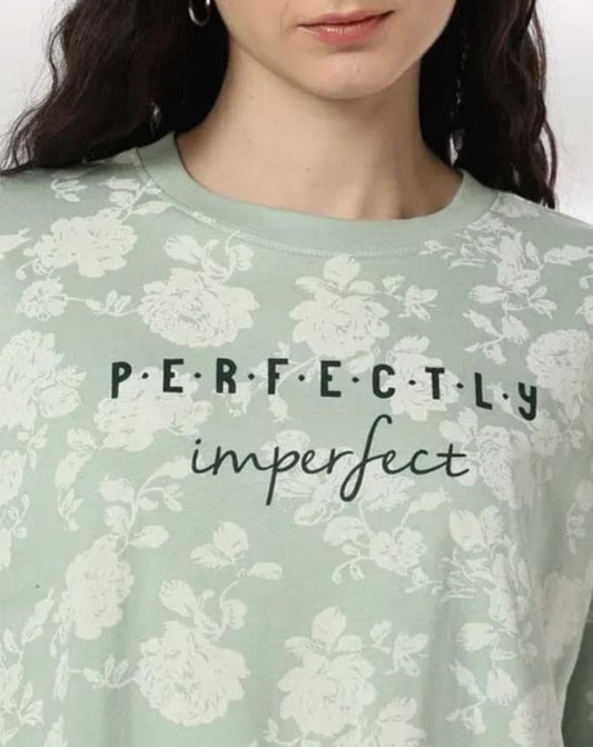 floral oversized tshirt