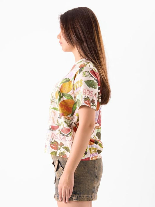 Fruity Short Sleeves Cotton