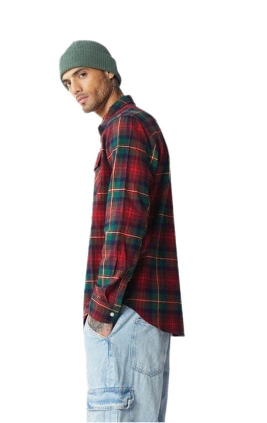 checked regular shirt