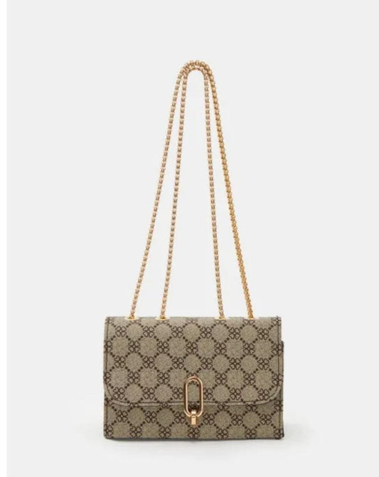 solid bucket shoulder bag