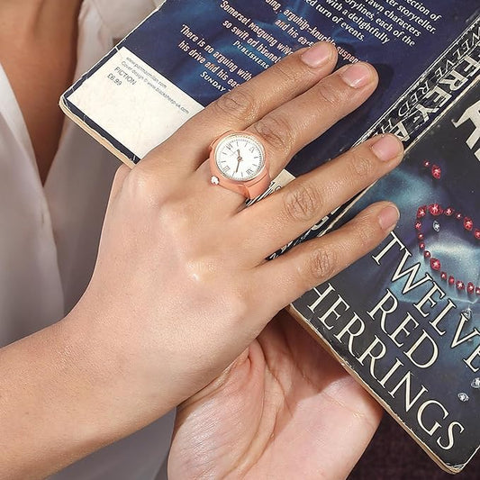 Ring Smart Finger Watch Premium Steel & Coating