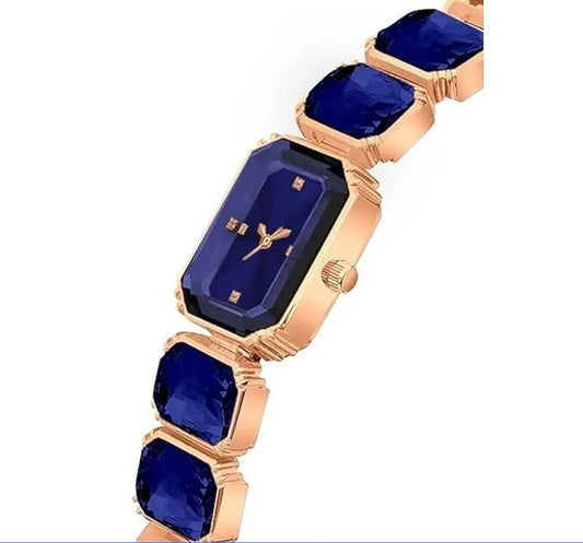 Diamond Octagon Cut Bracelet Rose Quartz