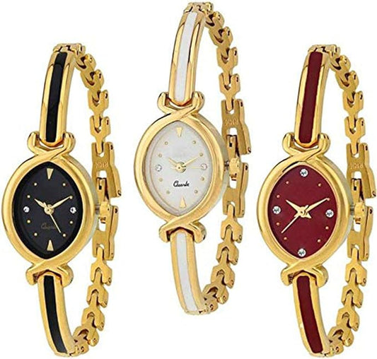 Chain Analog Watches Combo