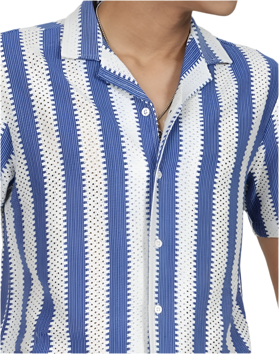 street cuban striped shirt