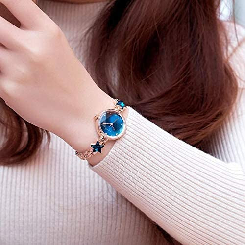 GOLDENIZE FASHION Branded Analogue Multicolor Diamond Dial and Multicolor Stainless Steel Strap combo