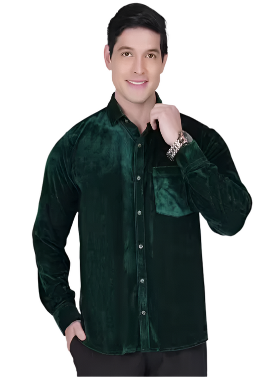 long sleeves solid casual shirt