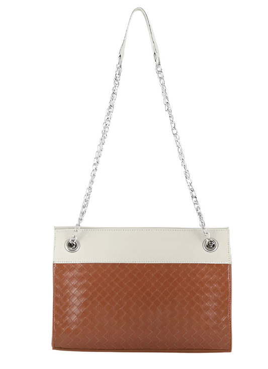 Tan Fancy Hand Bag