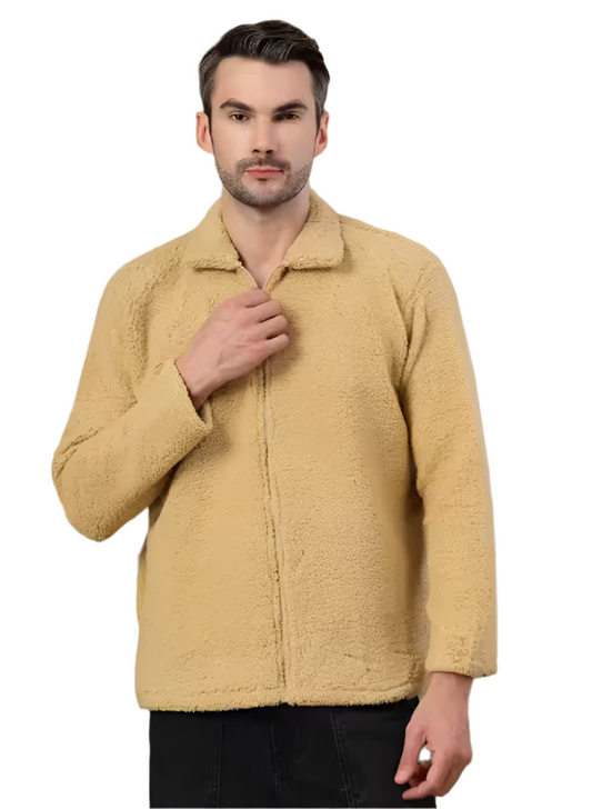 sleeve solid casual jacket