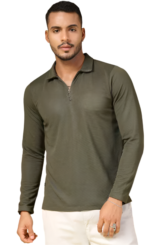 sleeve solid t-shirt