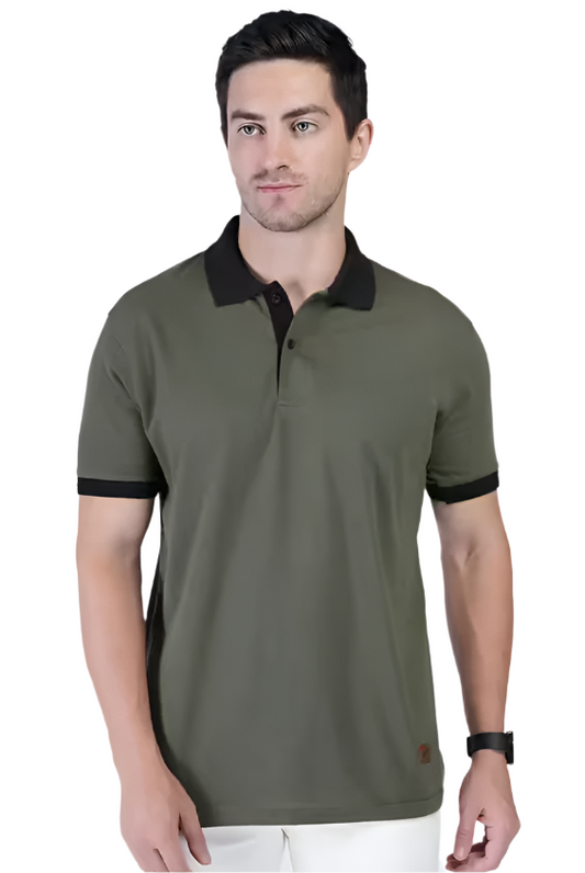 solid short sleeves polo t-shirt
