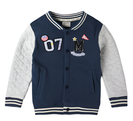 Applique Embroidered Bomber Jacket