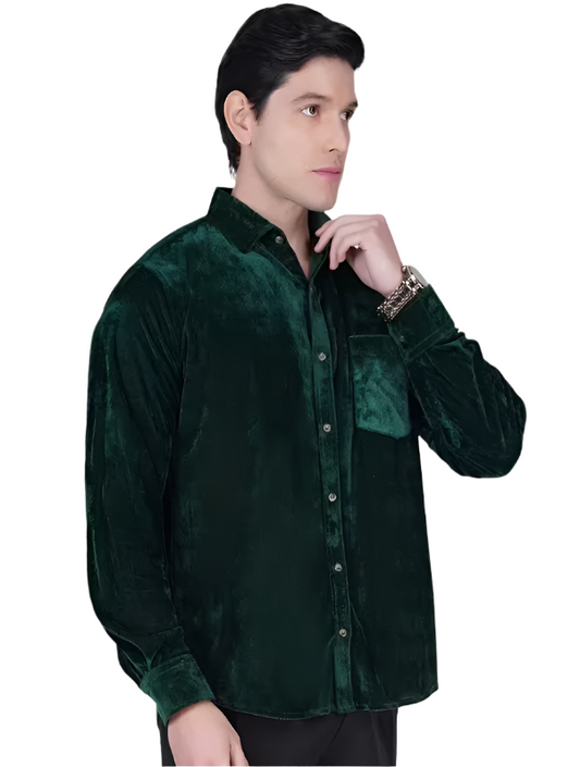 long sleeves solid casual shirt