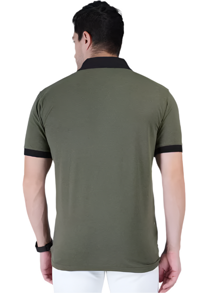 solid short sleeves polo t-shirt