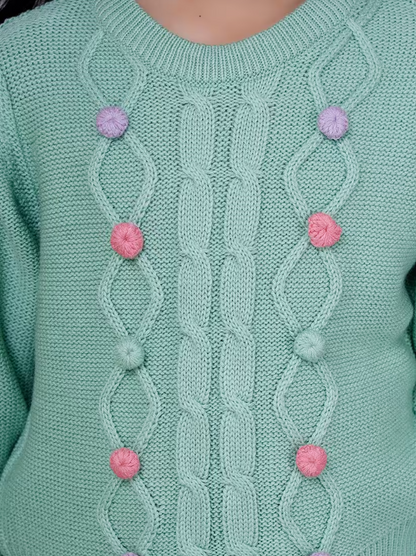 self designed long sleeves sweater