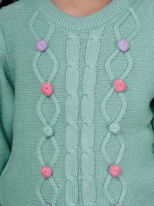 self designed long sleeves sweater