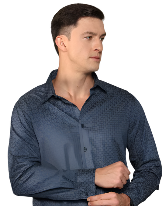 Elegant Spread Collar Full Sleeves
