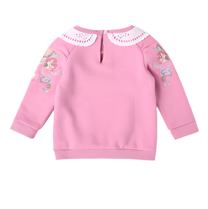 Floral Embroidered Sweatshirt