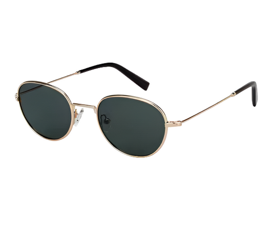 UV-Protected Round Sunglasses