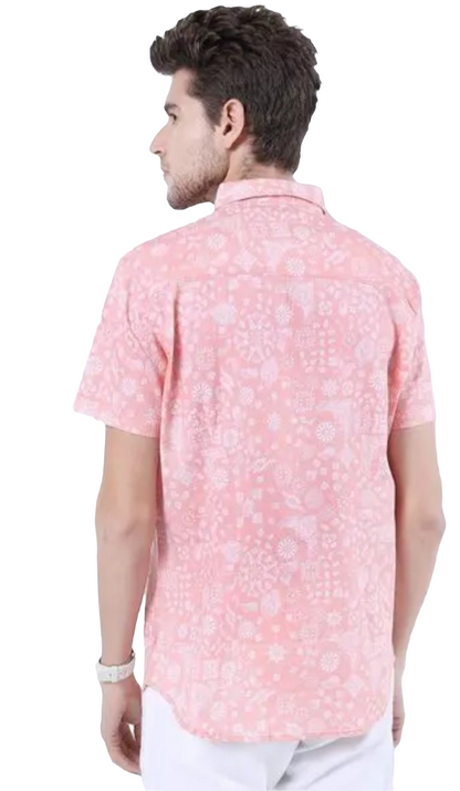 PINK FLORAL SHIRT